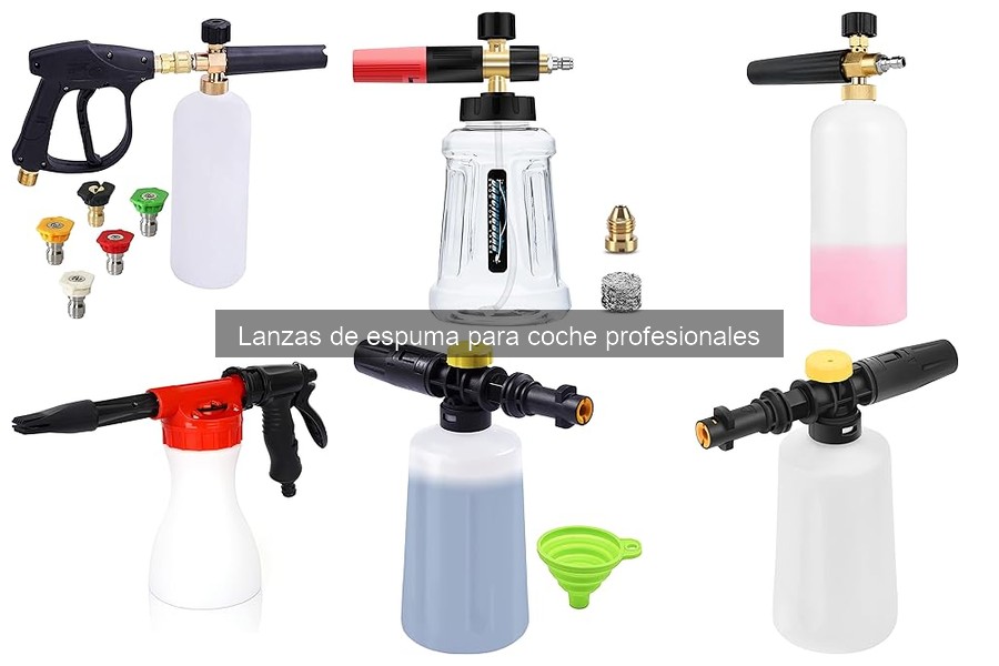 Cómo Elegir la Mejor Espuma para Lanzas de Limpieza de Coche