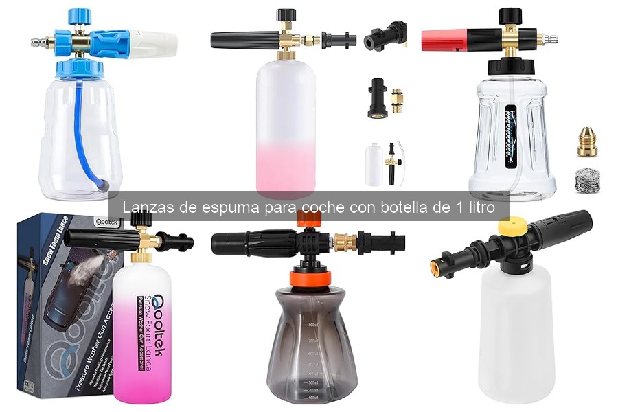 Cómo elegir la mejor lanza de espuma para coche de 1L