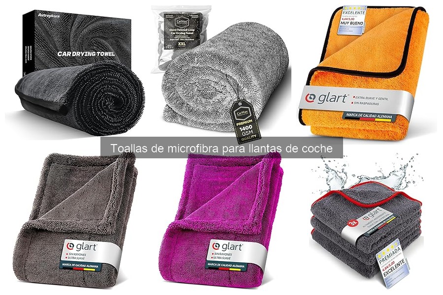 Cómo elegir la mejor toalla de microfibra para llantas de coche