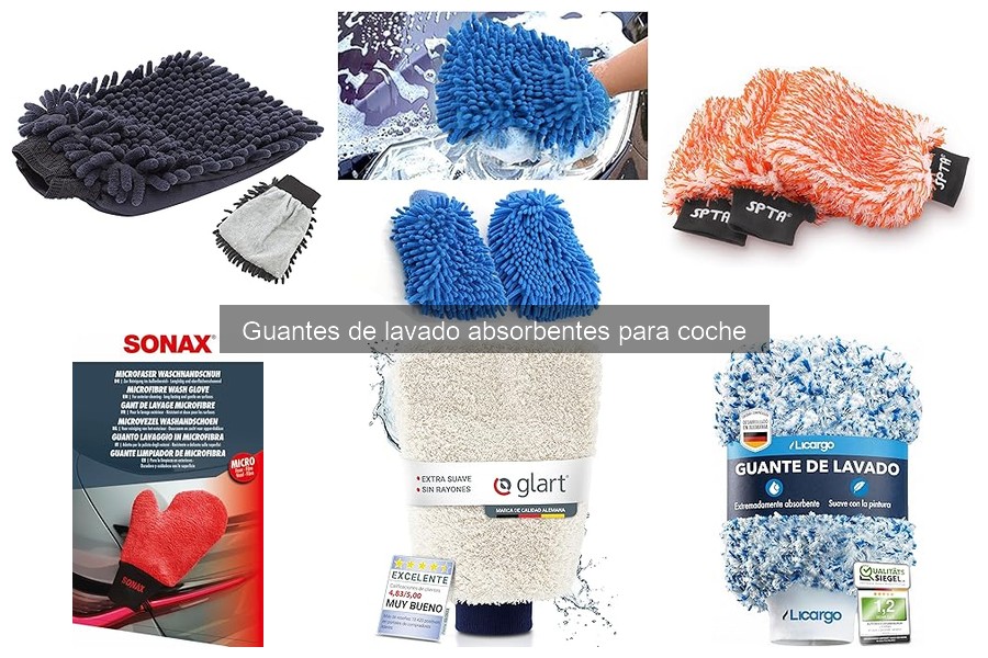 Cómo elegir los mejores guantes de lavado absorbentes para coche