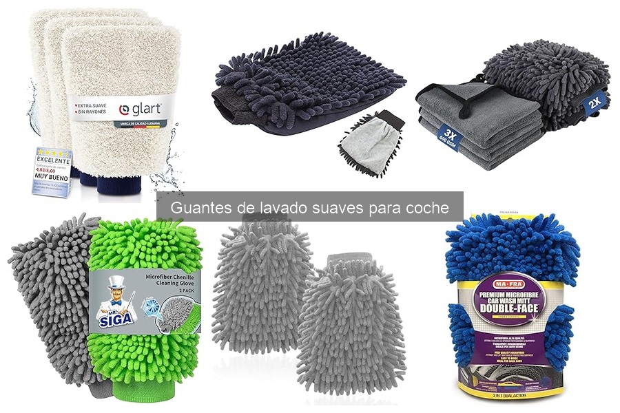 ¿Cómo elegir los mejores guantes de lavado para tu coche?