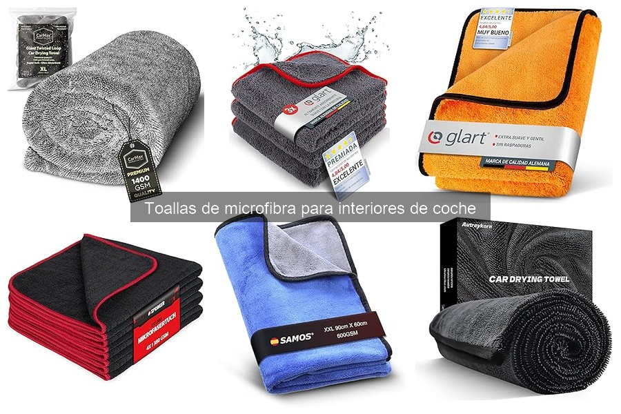 Cómo elegir toallas de microfibra para el interior de tu coche
