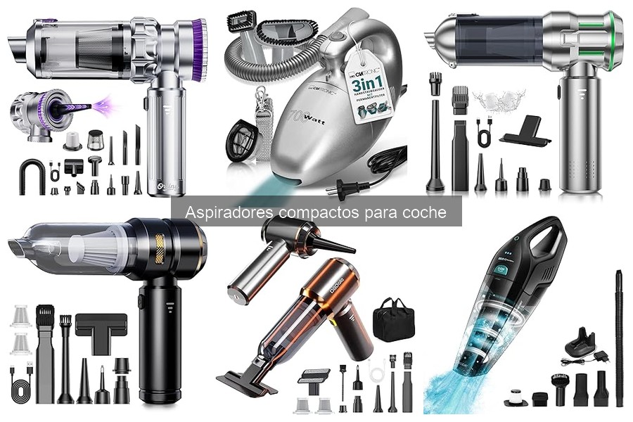 Cómo elegir un aspirador compacto para coche según el vehículo