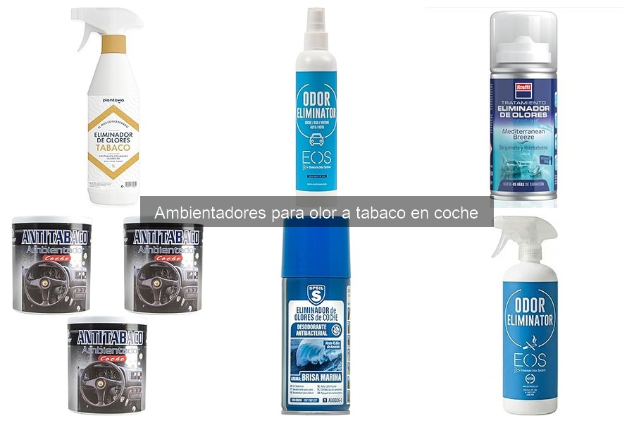 Cómo eliminar olores de tabaco en coche tras ambientadores