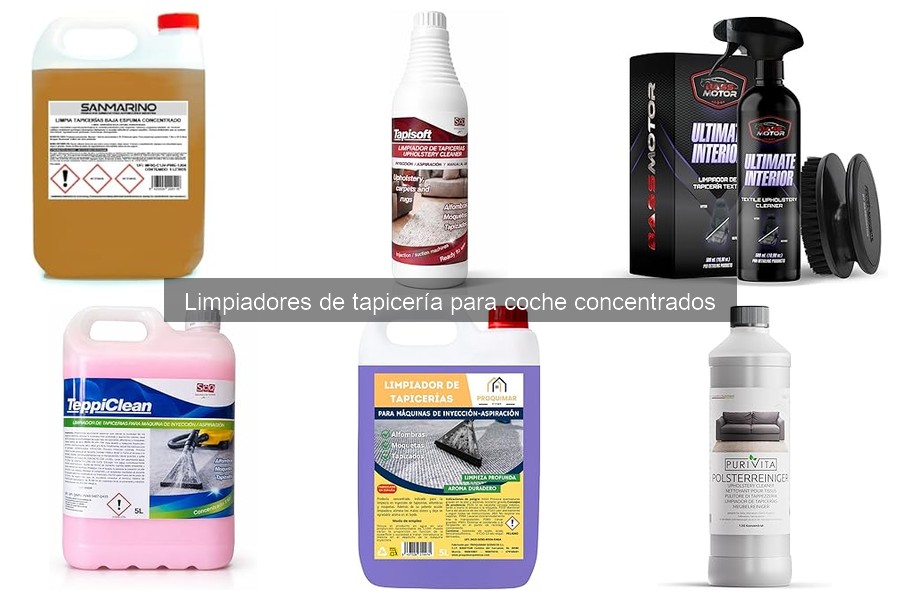 Cómo eliminar olores en tapicería con limpiadores concentrados