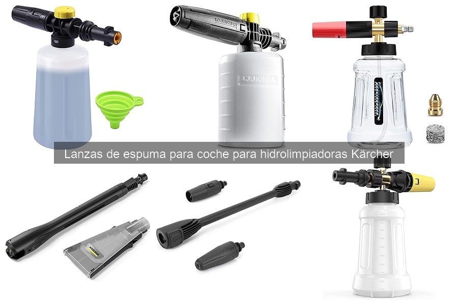 Cómo instalar una lanza de espuma en hidrolimpiadoras Kärcher