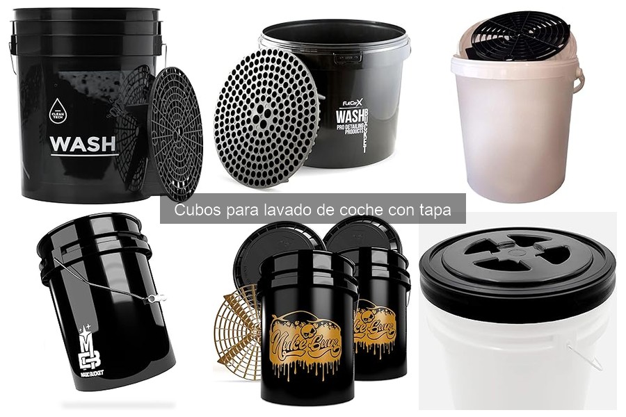 Cómo limpiar tu cubo para lavado de coche con tapa