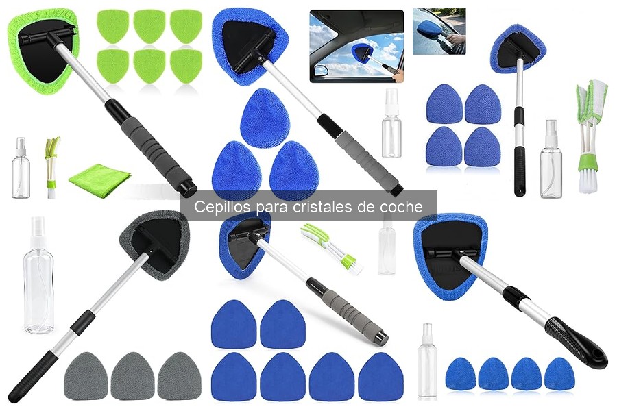 Cómo limpiar y mantener cepillos para cristales de coche