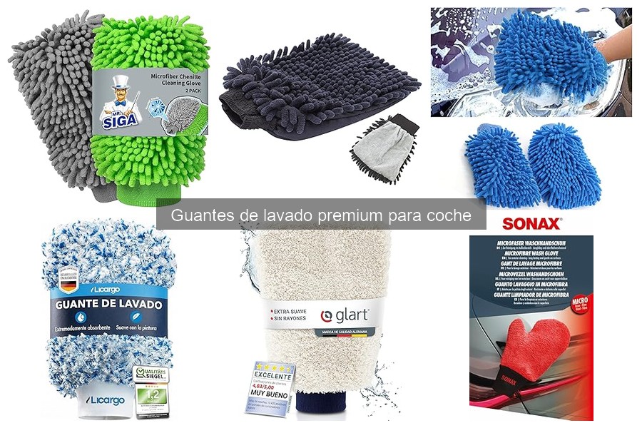 Cómo limpiar y mantener guantes de lavado premium para coche
