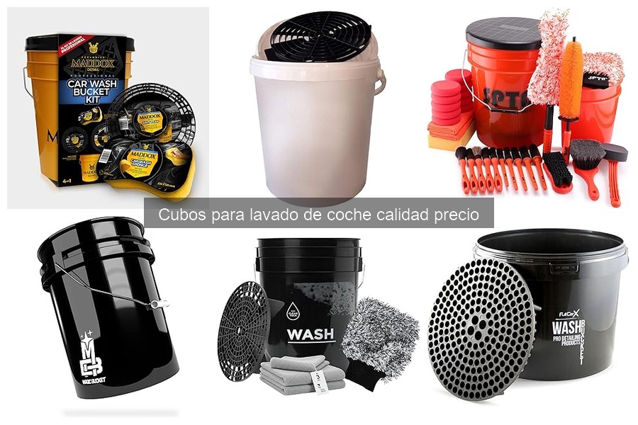 Cómo limpiar y mantener tu cubo para lavado de coche