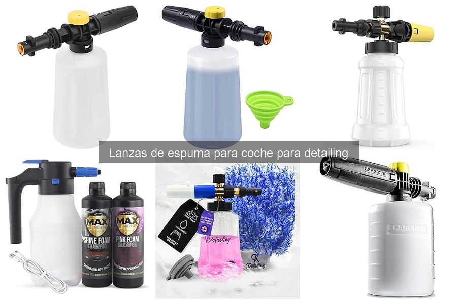Cómo limpiar y mantener tu lanza de espuma para coche