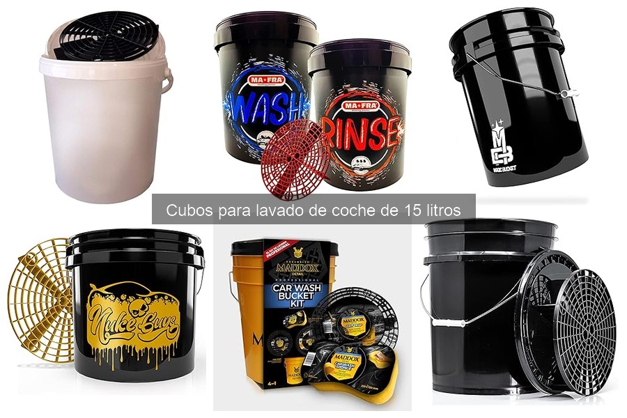 Cómo mantener tu cubo de lavado de coche de 15 litros