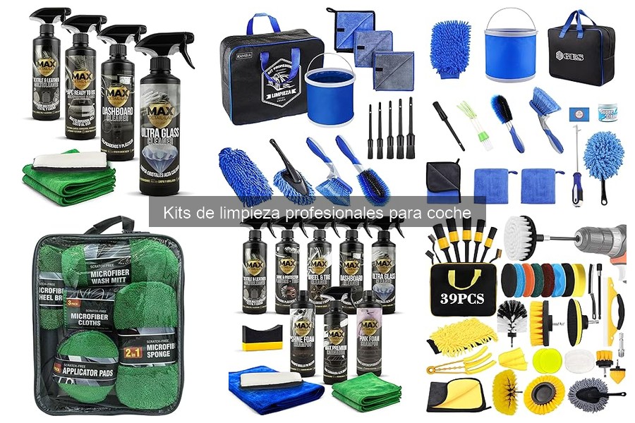 Cómo mantener tu kit de limpieza profesional para coche