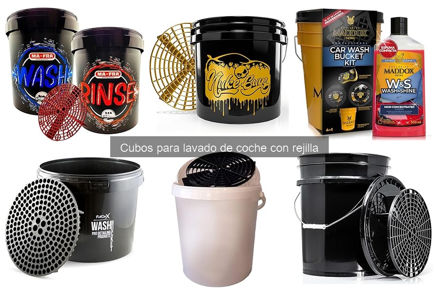Cómo mantener y limpiar tu cubo con rejilla para coche