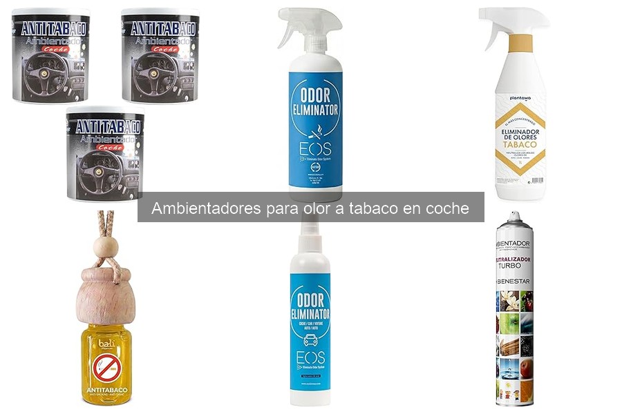Cómo usar ambientadores para eliminar el olor a tabaco en coche