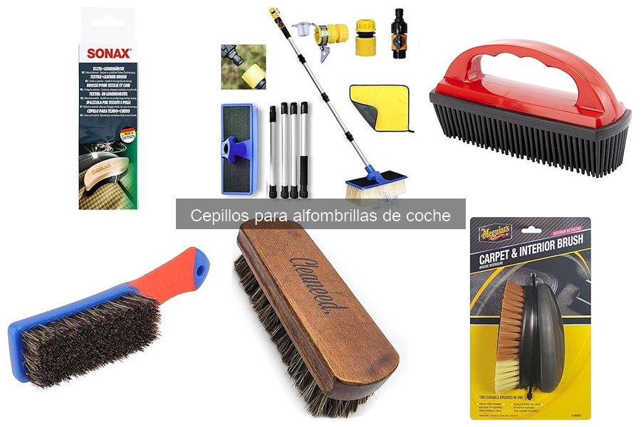 Cómo usar cepillos para limpiar alfombrillas de coche