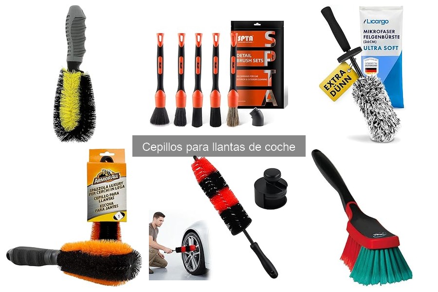 Cómo usar cepillos para llantas de coche correctamente