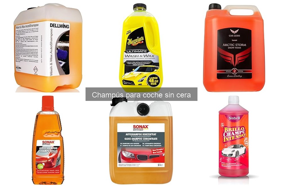 Cómo usar champú para coche sin cera: Guía práctica