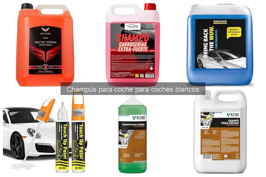 Cómo usar champús para coches blancos de forma efectiva