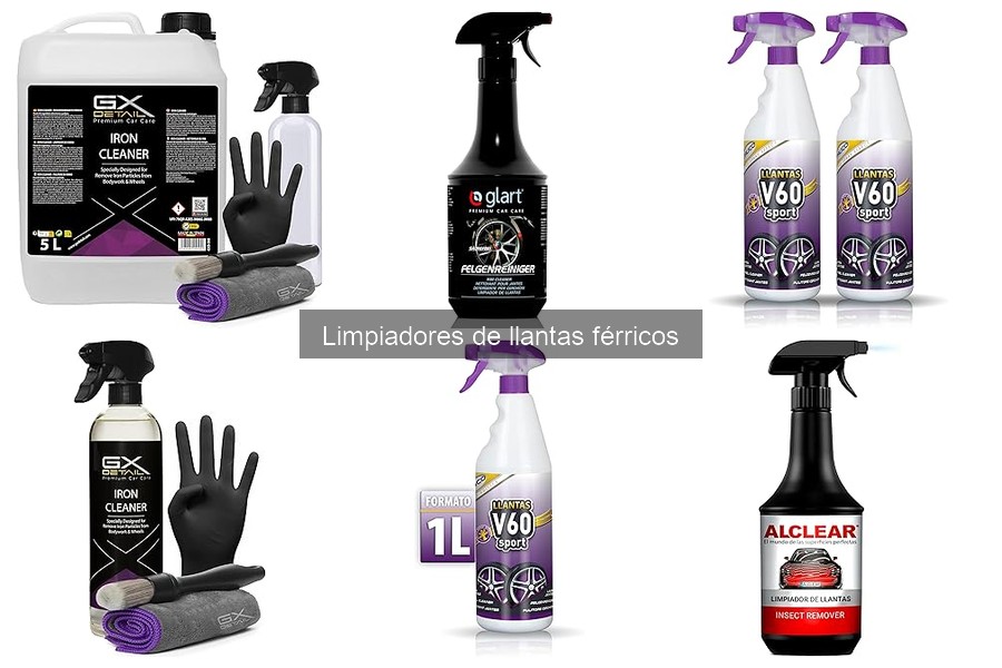 Cómo usar correctamente limpiadores de llantas férricos