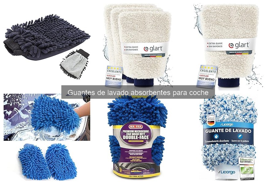 Cómo usar guantes de lavado absorbentes para coches eficazmente