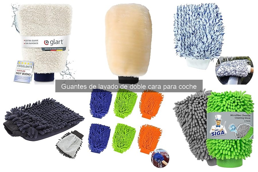Cómo Usar Guantes de Lavado de Doble Cara para Coche
