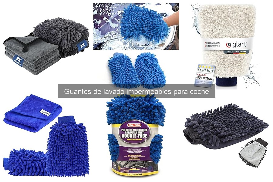 Cómo usar guantes de lavado impermeables para coche