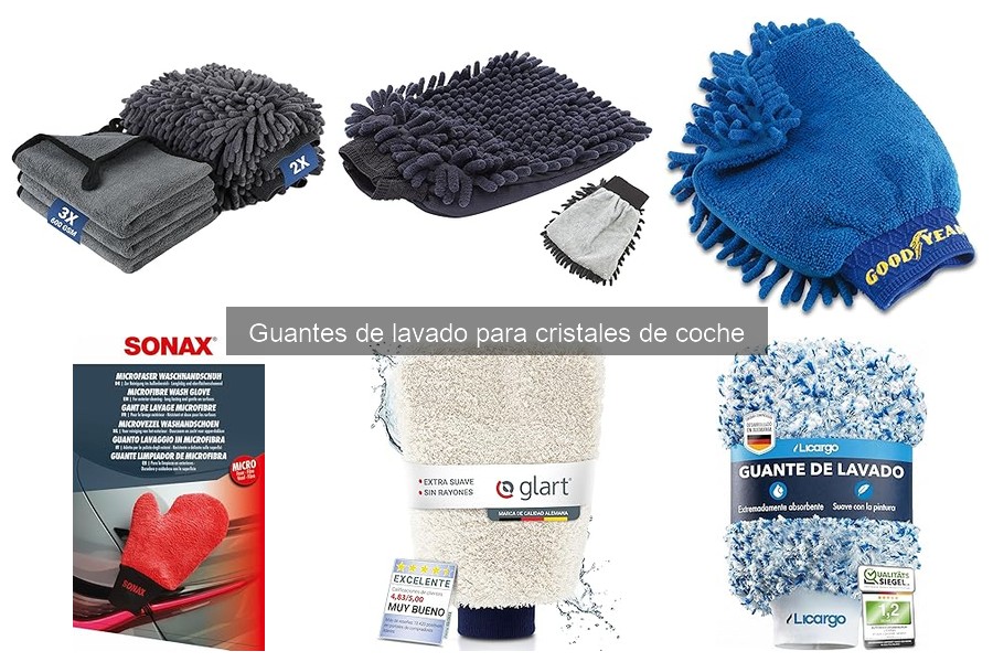 Cómo usar guantes de lavado para cristales de coche eficientemente