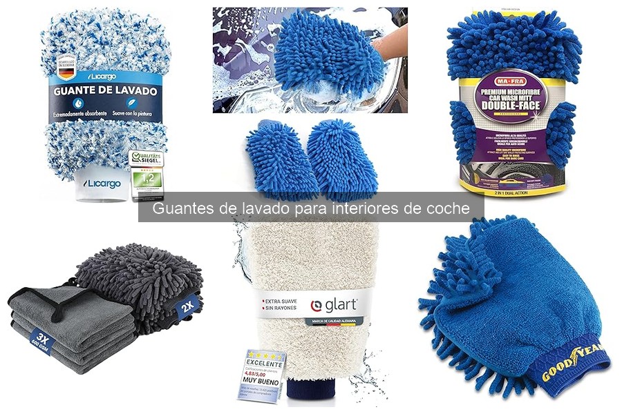 Cómo usar guantes de lavado para el interior del coche