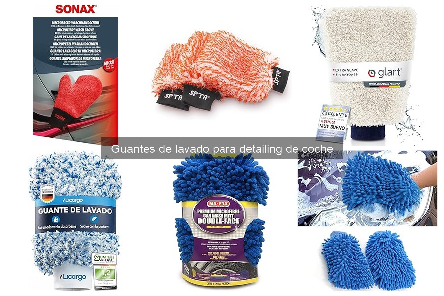 Cómo usar guantes de lavado para un detailing eficaz