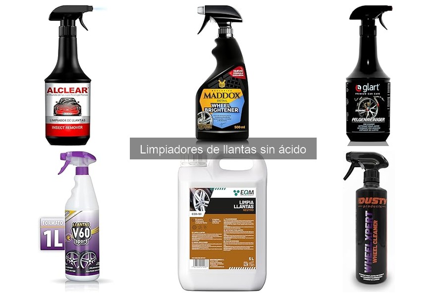 Cómo usar limpiador de llantas sin ácido: guía paso a paso