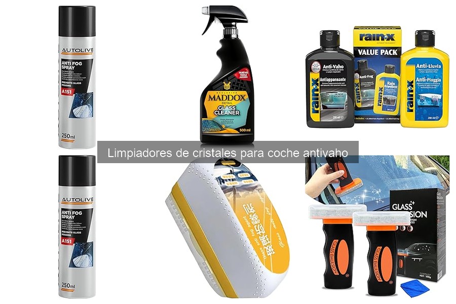 Cómo usar limpiadores antivaho para cristales de coche