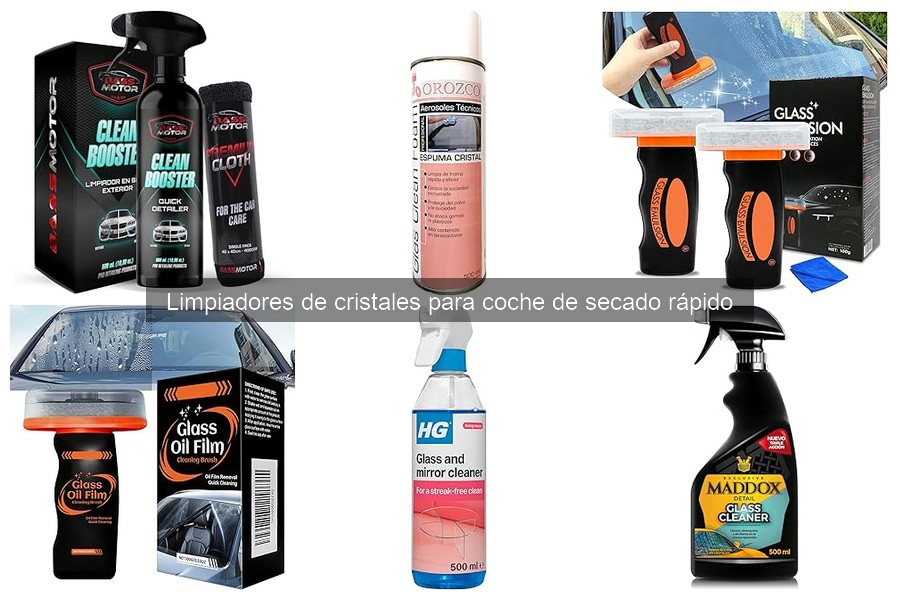 Cómo usar limpiadores de cristales para coche de secado rápido