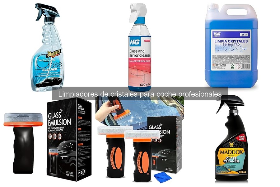 Cómo usar limpiadores de cristales para coche eficazmente