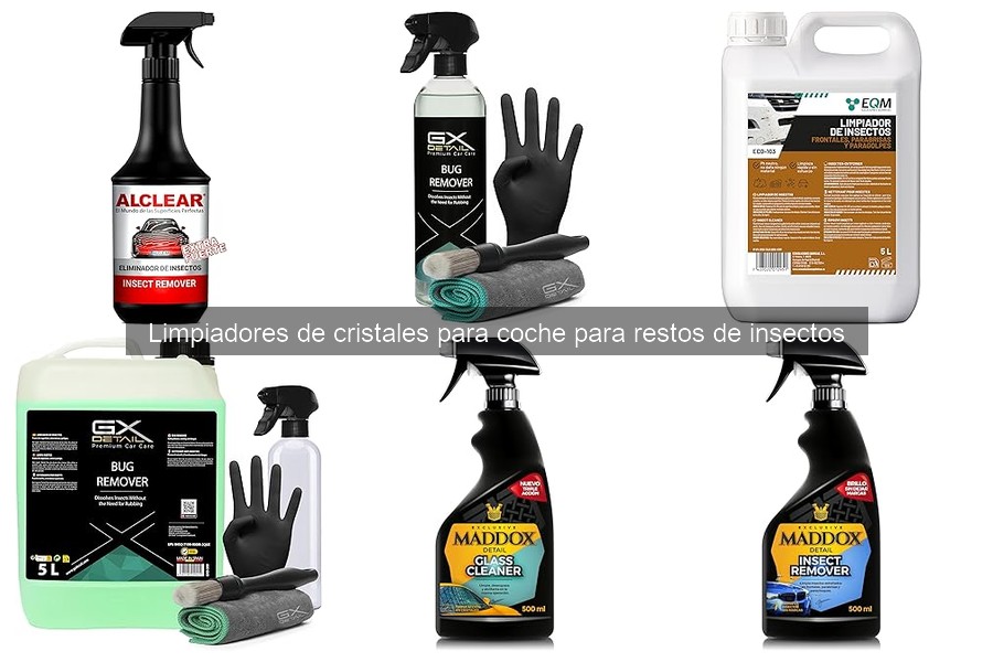 Cómo usar limpiadores de cristales para coches eficazmente