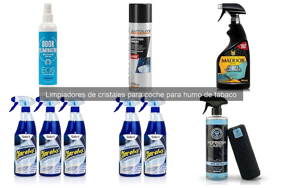 Cómo usar limpiadores de cristales para eliminar el humo de tabaco