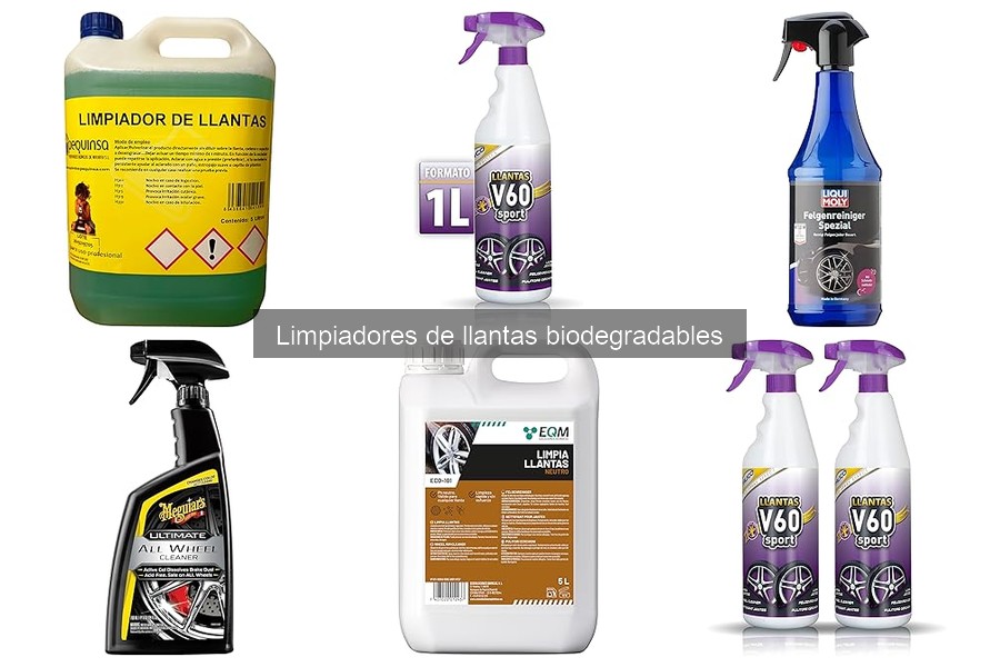 Cómo usar limpiadores de llantas biodegradables correctamente