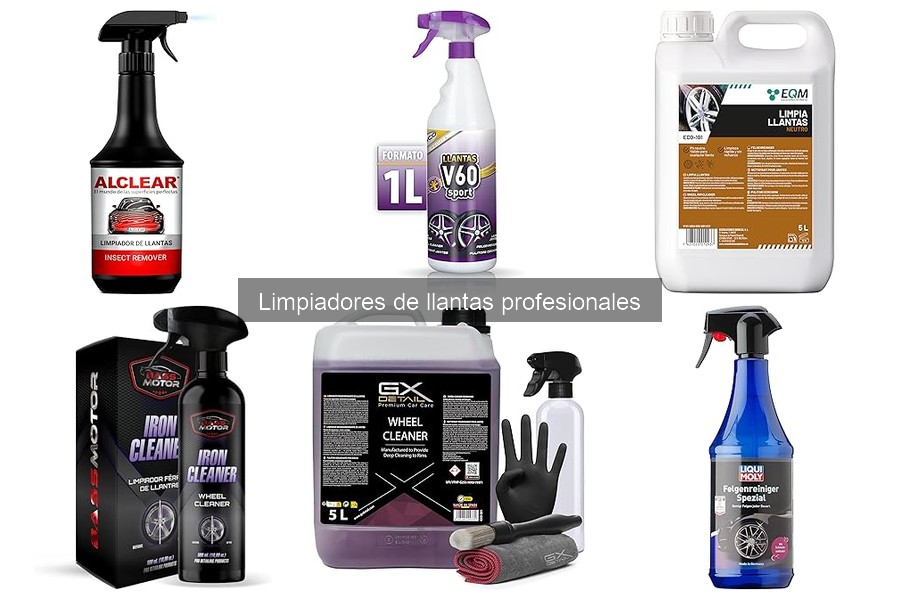 Cómo usar limpiadores de llantas profesionales eficazmente