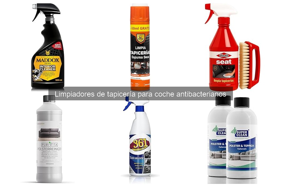 Cómo usar limpiadores de tapicería antibacterianos correctamente
