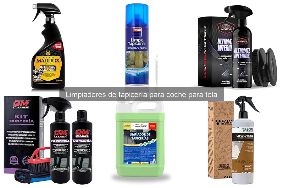 Cómo usar limpiadores de tapicería para coche de manera efectiva