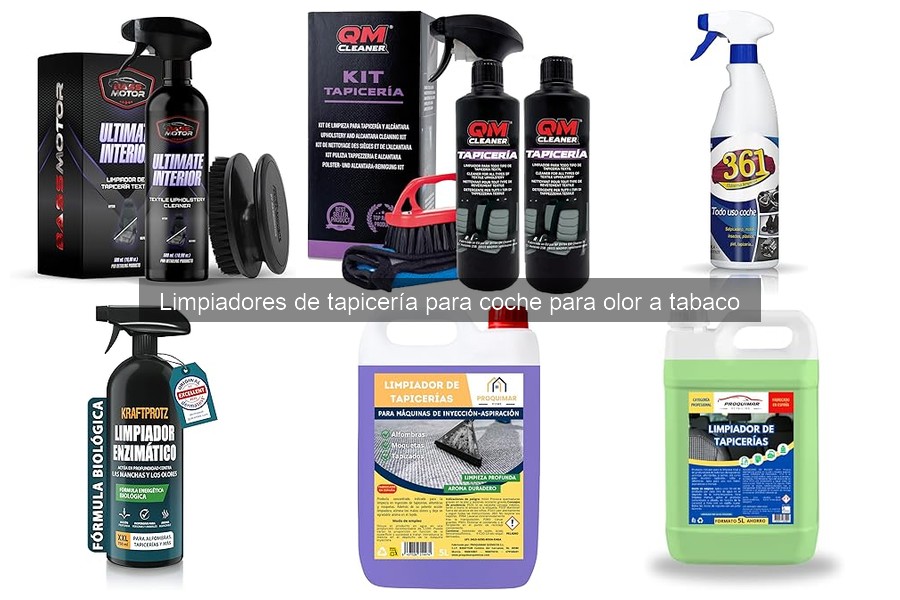 Cómo usar limpiadores de tapicería para eliminar olor a tabaco