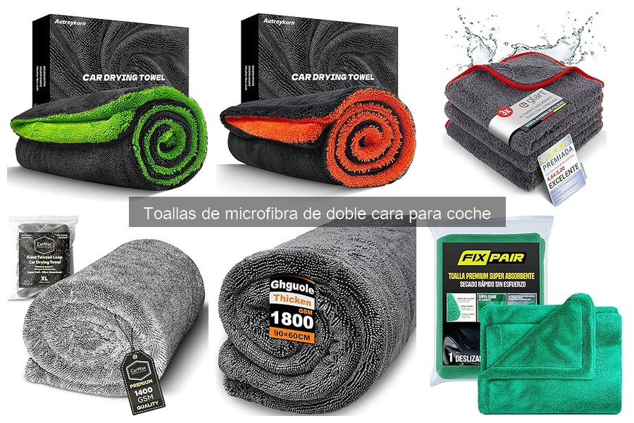 Cómo usar toallas de microfibra de doble cara para limpiar el coche