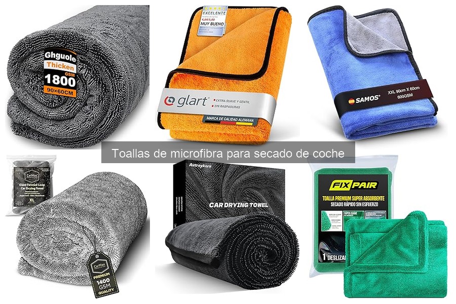 Cómo usar toallas de microfibra para secar tu coche