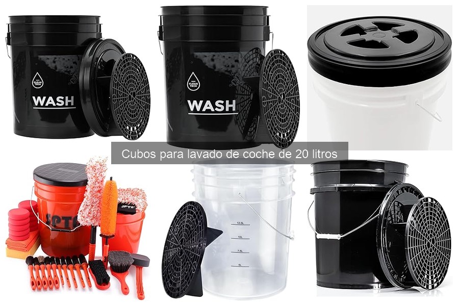 Cómo usar un cubo de lavado de coche de 20 litros correctamente