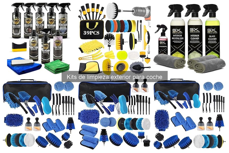 Cómo Usar un Kit de Limpieza Exterior para Coche