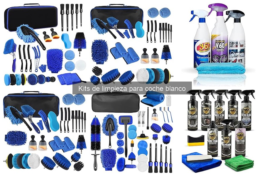 Cómo usar un kit de limpieza para coche blanco correctamente