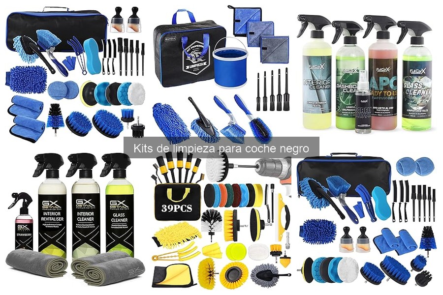 Cómo usar un kit de limpieza para coche negro correctamente