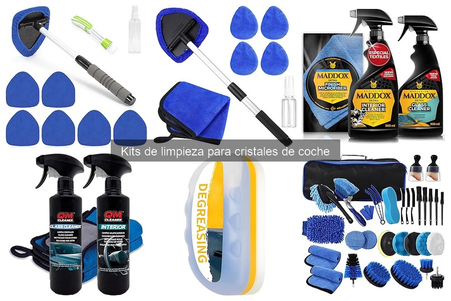 Cómo usar un kit de limpieza para cristales de coche