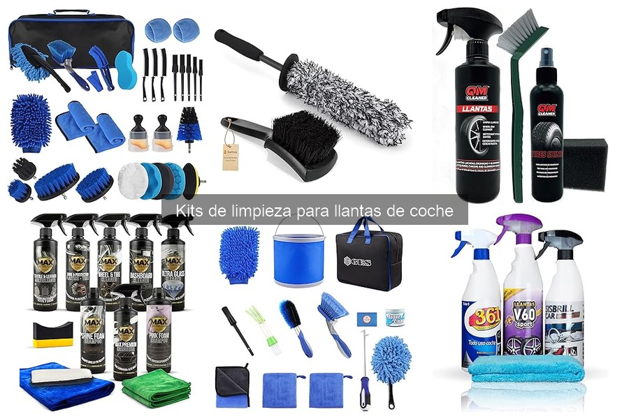 Cómo usar un kit de limpieza para llantas de coche correctamente