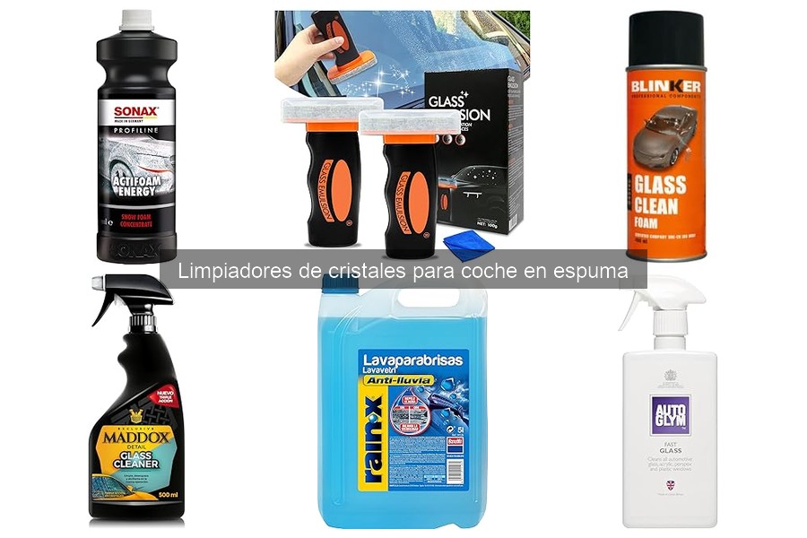 Cómo usar un limpiador de cristales en espuma para tu coche